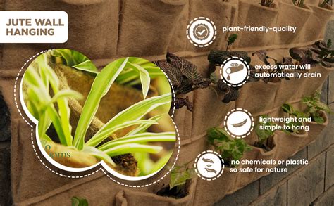 BIO BLOOMS AGRO INDIA PRIVATE LIMITED Jute Planter Bag, Brown, 1 Piece ...