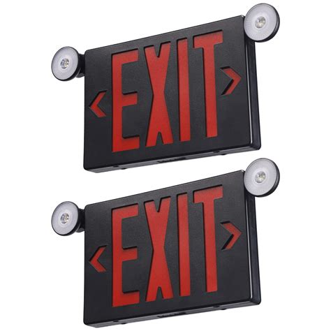 Emergency Exit Sign With Battery Backup at Evelyn Mary blog