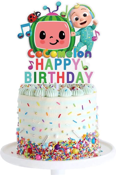 GreatPartyGift Cocomelon Birthday Cake Topper , Boy India | Ubuy
