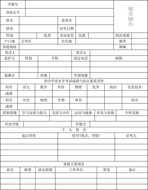 云南省普通高中学生成长记录手册电子空表_word文档在线阅读与下载_免费文档