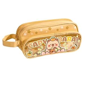 Multi-Functional Soft Pencil Case for Girls – Large Capacity Zipper ...