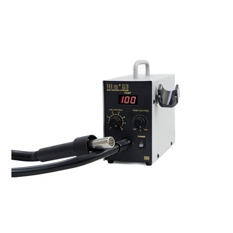857 D SMD rework station 580 W (Hot air soldering station) – V A R TECH