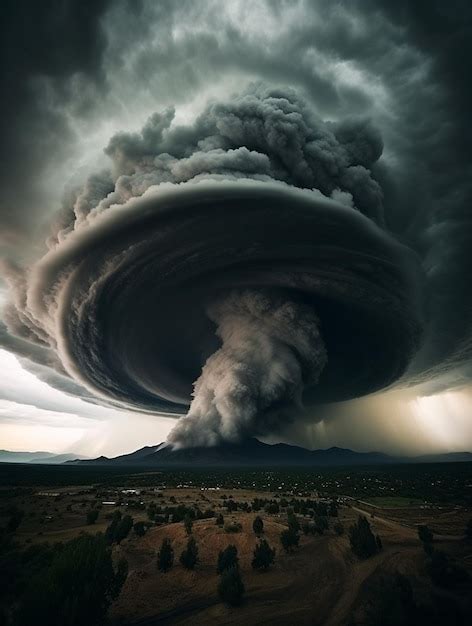 Arafed cloud of smoke billows from a large cloud generative ai ...
