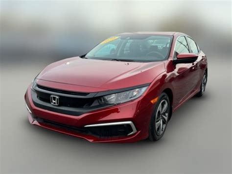 Used 2020 Red Honda Civic For Sale in Detroit, MI | Auto Navigator
