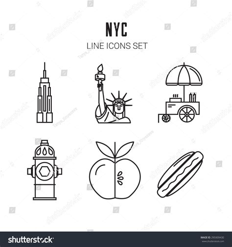 86,313 New york icons Images, Stock Photos & Vectors | Shutterstock