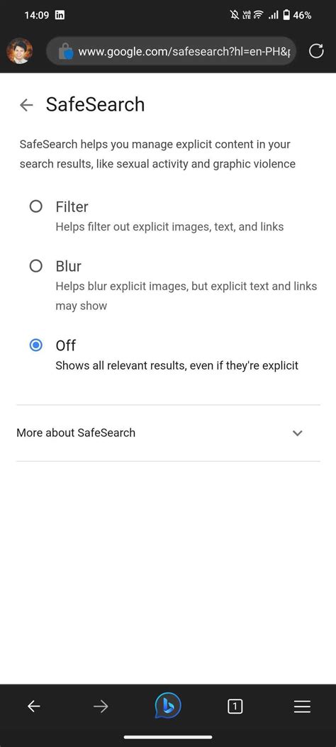 SafeSearch Settings 的图像结果