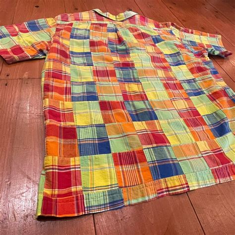 "Ralph Lauren" Open Collar Patchwork Shirts | Pigsty Harajuku