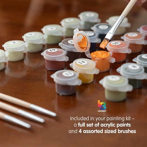 Buy Ledgebay Paint by Numbers for Adults: Beginner to Advanced Number ...