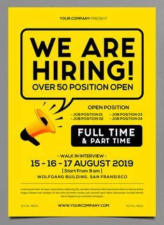 Recruitment Poster Examples 的图像结果