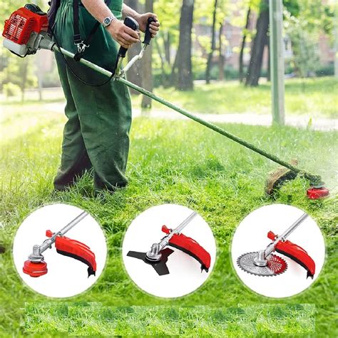 Amazon.com : 3-in-1 Gas Weed Wacker, 42.7cc 2-Cycle 18'' Cutting Path ...