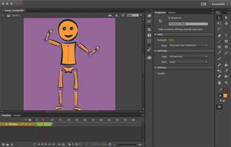 Image result for Adobe Animate Bone Tool Tutorial