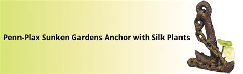 Penn-Plax Sunken Gardens Anchor with Silk Plants - Small : Amazon.in ...