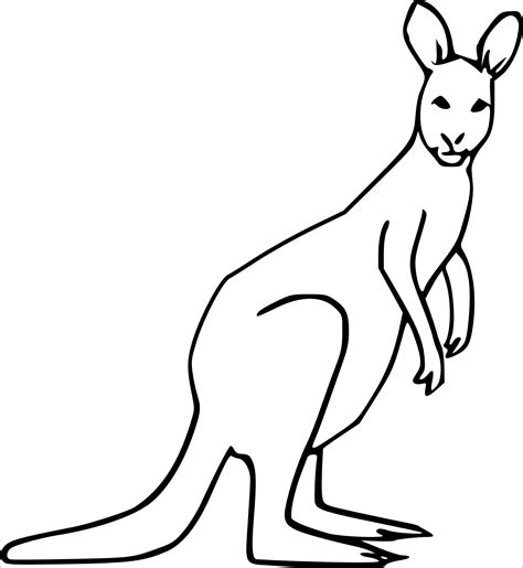 Kangaroo Coloring Pages - ColoringBay
