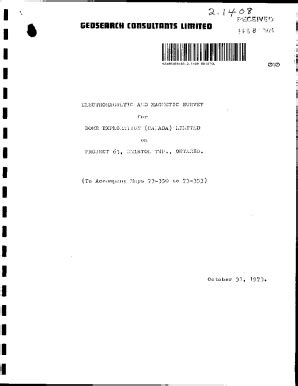 Fillable Online EM AND MAG SUR FOR DOME EXPL (CAN) LTD PROJ 63 BRISTOL ...