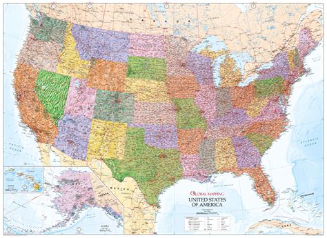 United States Wall Map, Buy Wall Map of USA - Mapworld