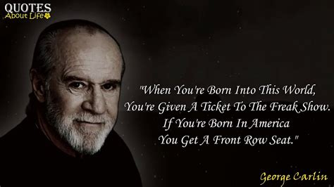 George Carlin Quotes On Life