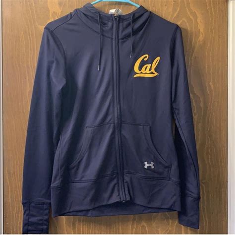 Uc Berkeley zip up - under armour cold gear -... - Depop