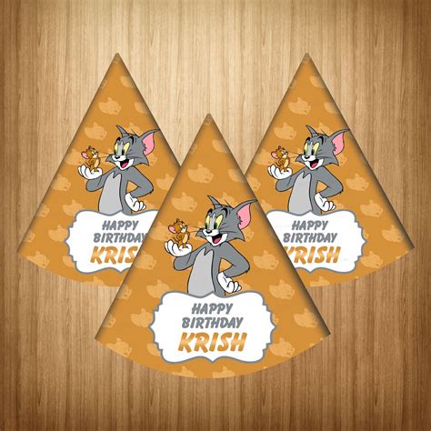 Tom & Jerry Theme Customized Hat | Party Supplies India Online