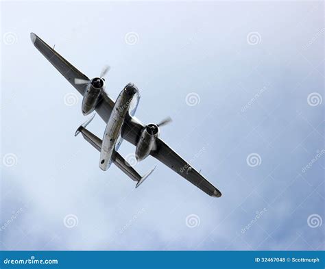 B25J Mitchell stock photo. Image of propeller, wwii, airplane - 32467048