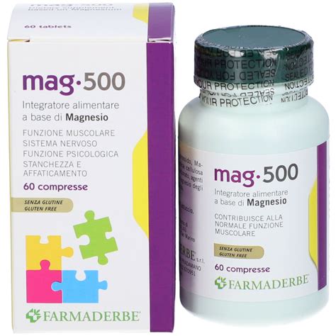 Mag 500 60 Compresse 60 pz - Redcare