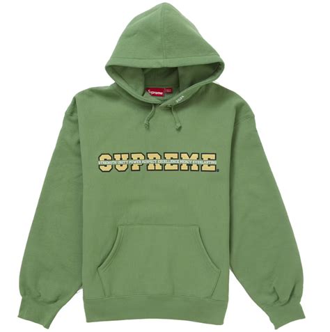 Supreme Collegiate Acronym Dusty Green Hoodie - WyCo Vintage, Kansas City's Premier Destination ...