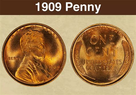 1909 Wheat Penny Coin Value (Errors List, "S" & No Mint Mark Worth ...