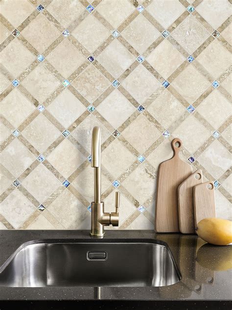 30+ Diamond Tile Backsplash ( SLEEK SHAPES ) - Striking Tile Designs