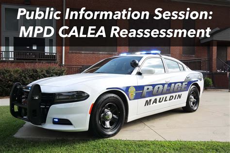 Mauldin Police Department to hold Public Information Session for CALEA ...