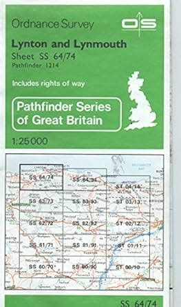 Buy Lynton and Lynmouth (Sheet 1214 (SS64/74)) (Pathfinder maps) Book ...