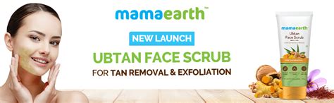 Mamaearth Ubtan Scrub For Face with Turmeric & Walnut for Tan Removal ...