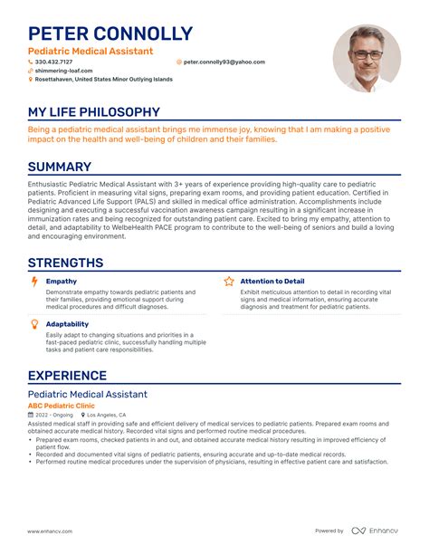 3 Pediatric Medical Assistant Resume Examples & How-To Guide for 2024