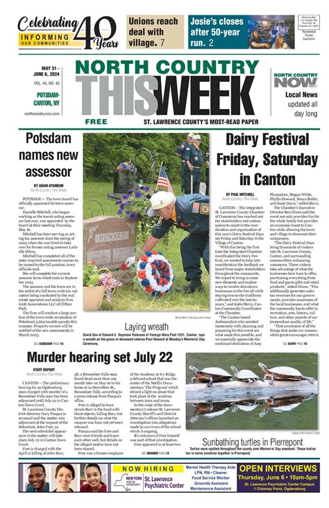 Potsdam-Canton May 31, 2024 - North Country Now
