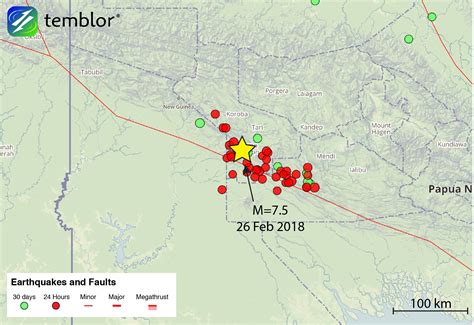 Large earthquakes slam Papua New Guinea - Temblor.net