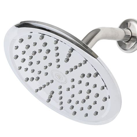 Niagara Conservation Rainfall Spa Chrome 8-in Round Fixed Rain 1.75 GPM ...
