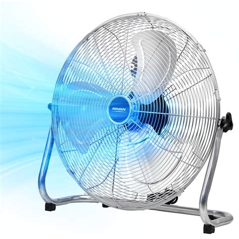 VINGLI 20'' Floor Fan, High Velocity Box Fan, UL Listed Heavy Duty ...