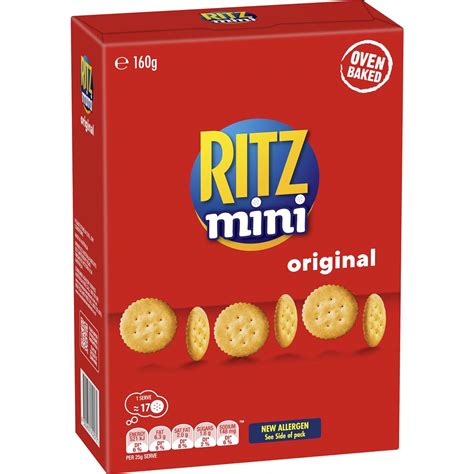 How Many Calories In Ritz Crackers Pack at Skye Clarey blog