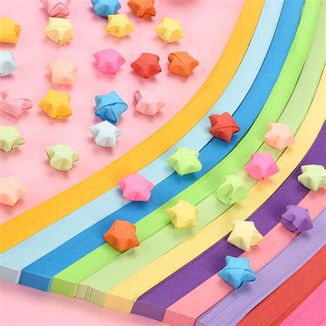 Amazon.com : 8100 Sheets Stars Origami Paper Strips 27 Colors Origami ...