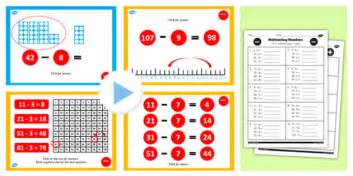 2 Digit Subtraction Activities Pack - Year 2 - Maths