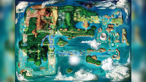 Pokémon regions from every game