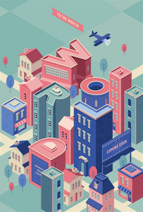 isometric illustration website