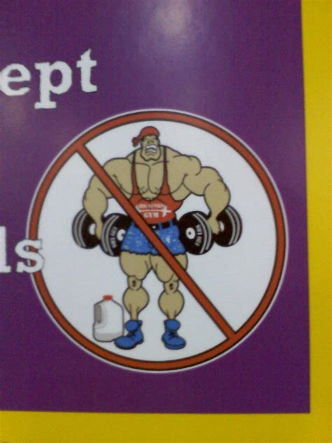 Spotted this disrespectful plaque in Planet Fitness during a training ...