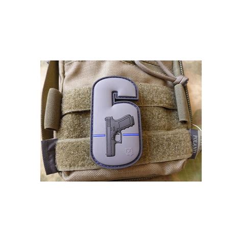 JTG Watch your six Patch / Thin Blue Line, 6,90