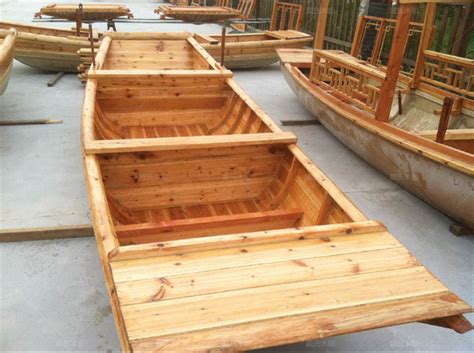 河道保洁船的制作 手划小木船图片 渔船厂家-行业动态-兴化市戴氏木船厂