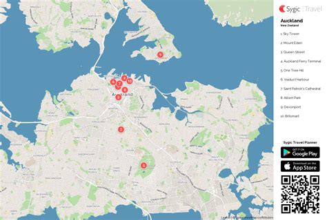 Auckland Tourist Map 21 Day Christchurch To Auckland | NZ Self Drive