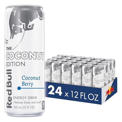 Red Bull Coconut Edition Energy Drink, Coconut Berry, with 114mg ...