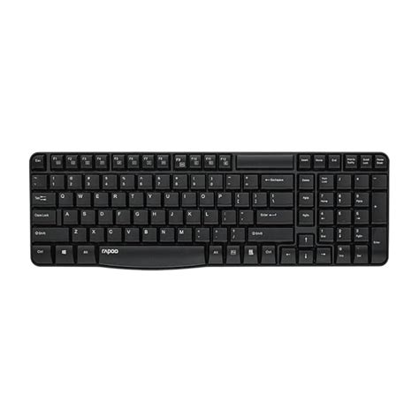 Amazon.in: Buy Rapoo E1050 2.4G Anti-Splash Wireless Keyboard (Black ...