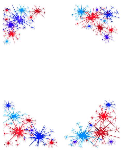 Free 4th of July Borders - Happy 4th of July Border Clip Art