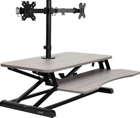 Amazon.com: VIVO Height Adjustable 32 inch Standing Desk Converter with ...