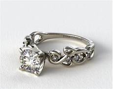 engagement rings avery 14k white gold blossoming vine engagement ring engagement rings avery 14k white gold blossoming vine engagement ring