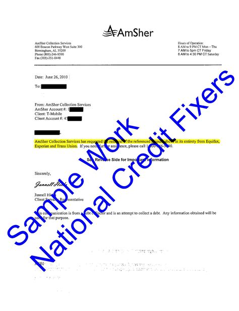 amsher collection services t-mobile phone number - Nila Scherer